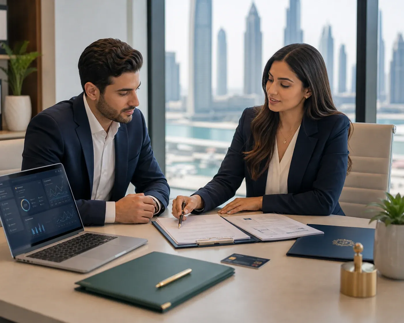 Business bank account opening consultation in Dubai